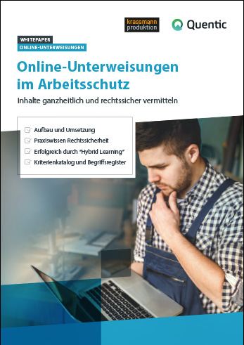 Online-Unterweisung Sicherheitsfachkraft Thema