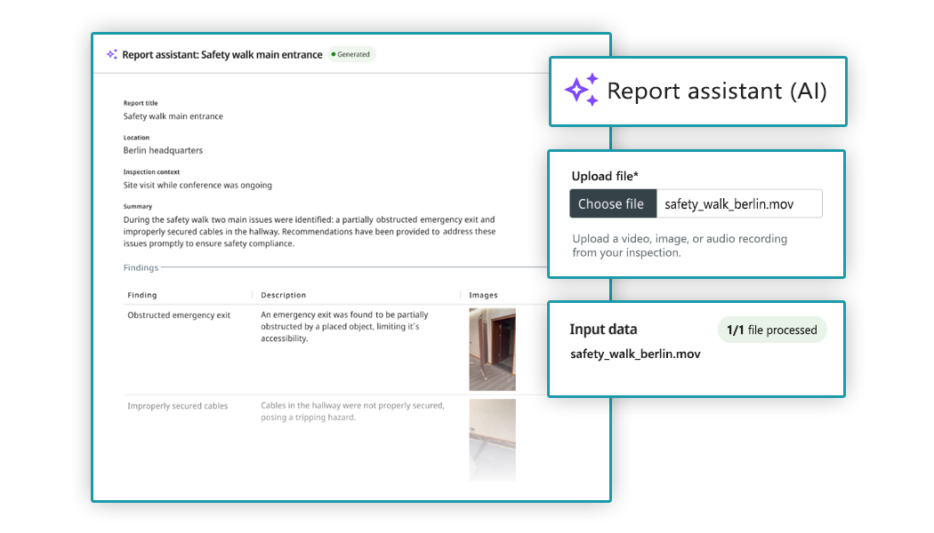 Preview Quentic AI report assistant